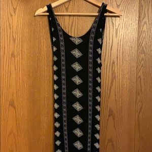 Amuse Society open back maxi dress